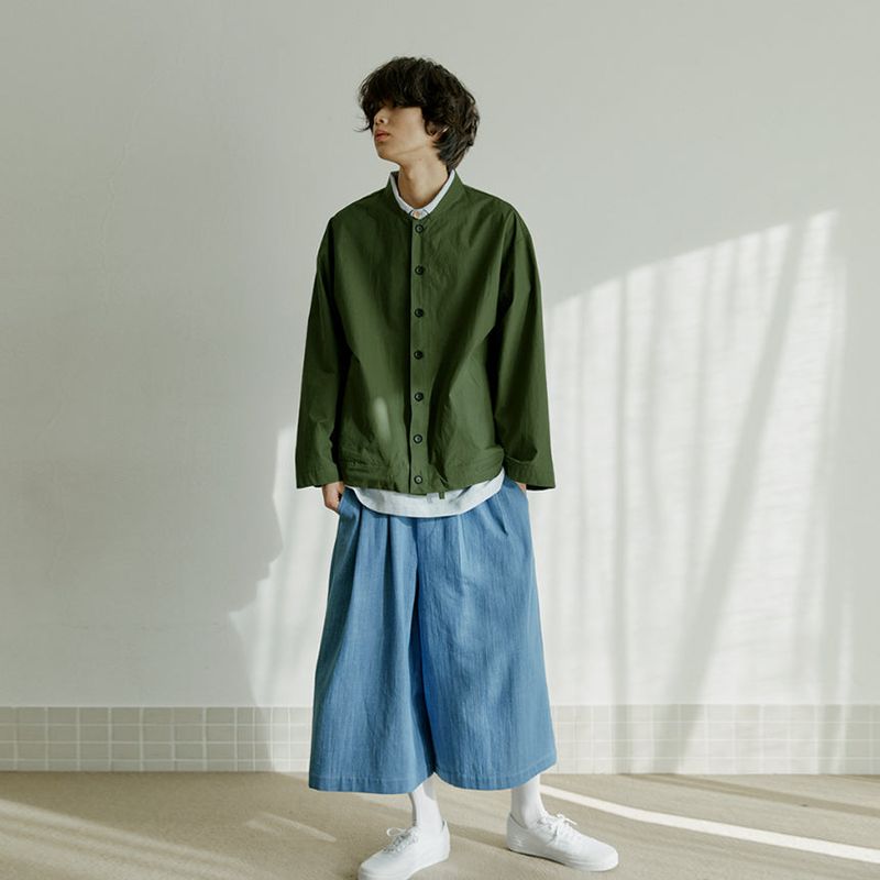 unisex stadium jacket khaki