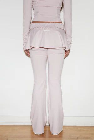 Petite flare pants - pink