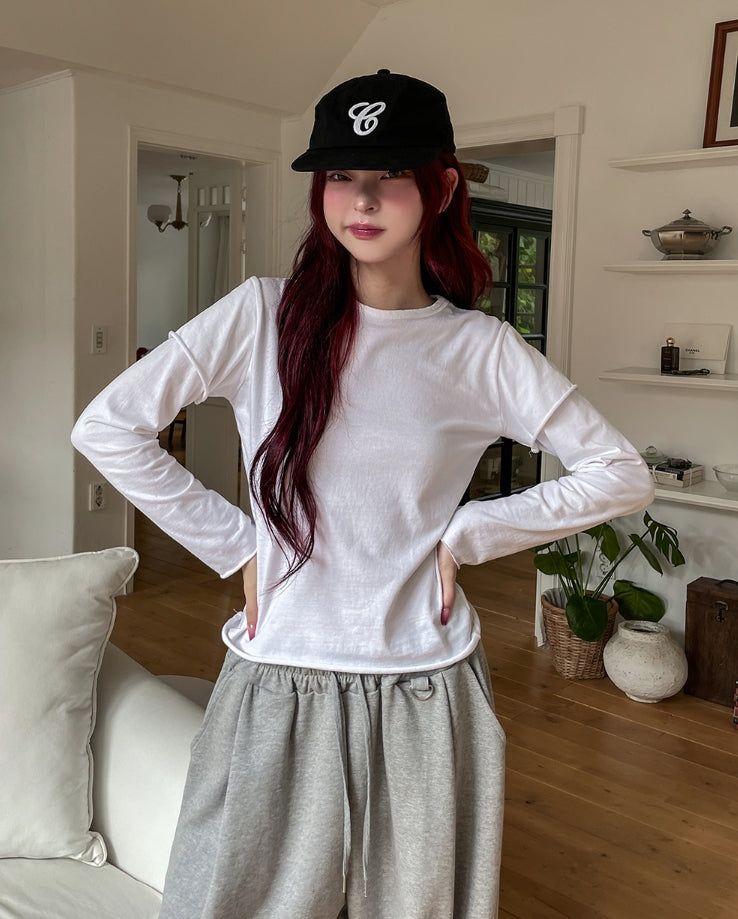 Multi-pattern leather strap pillbox ballcap