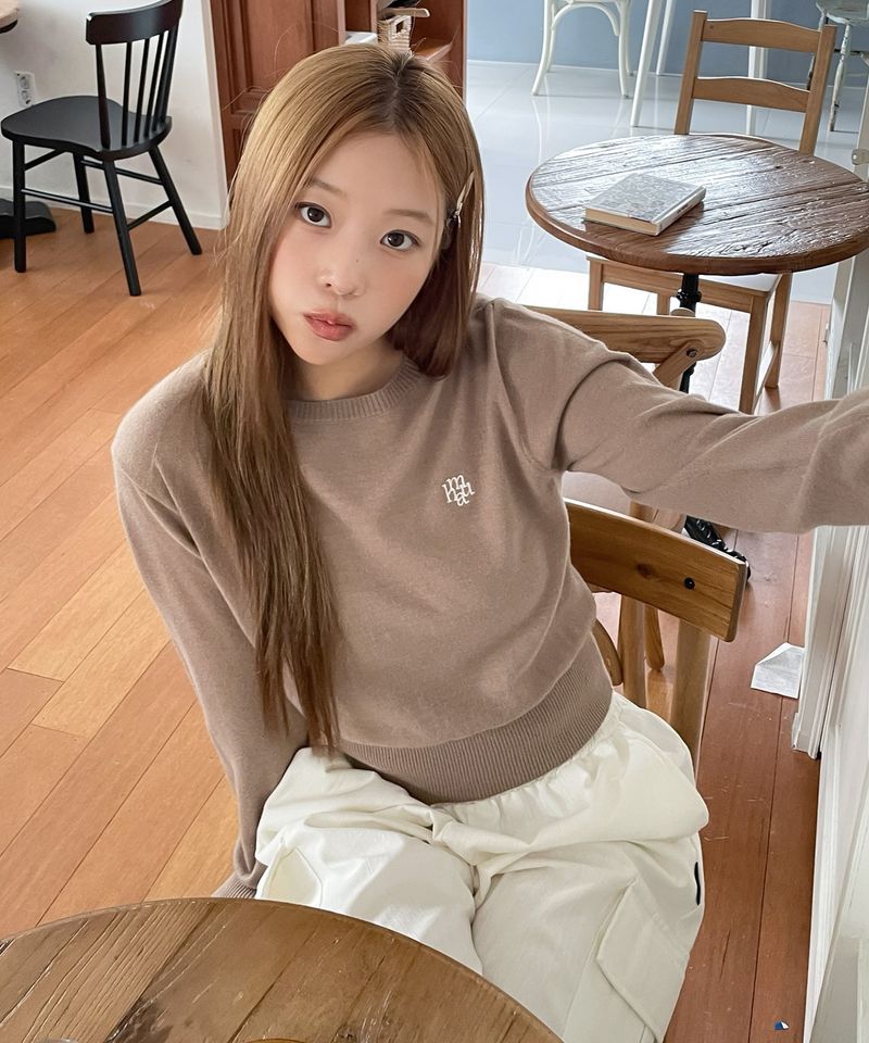 STITCH LOGO BASIC KNIT