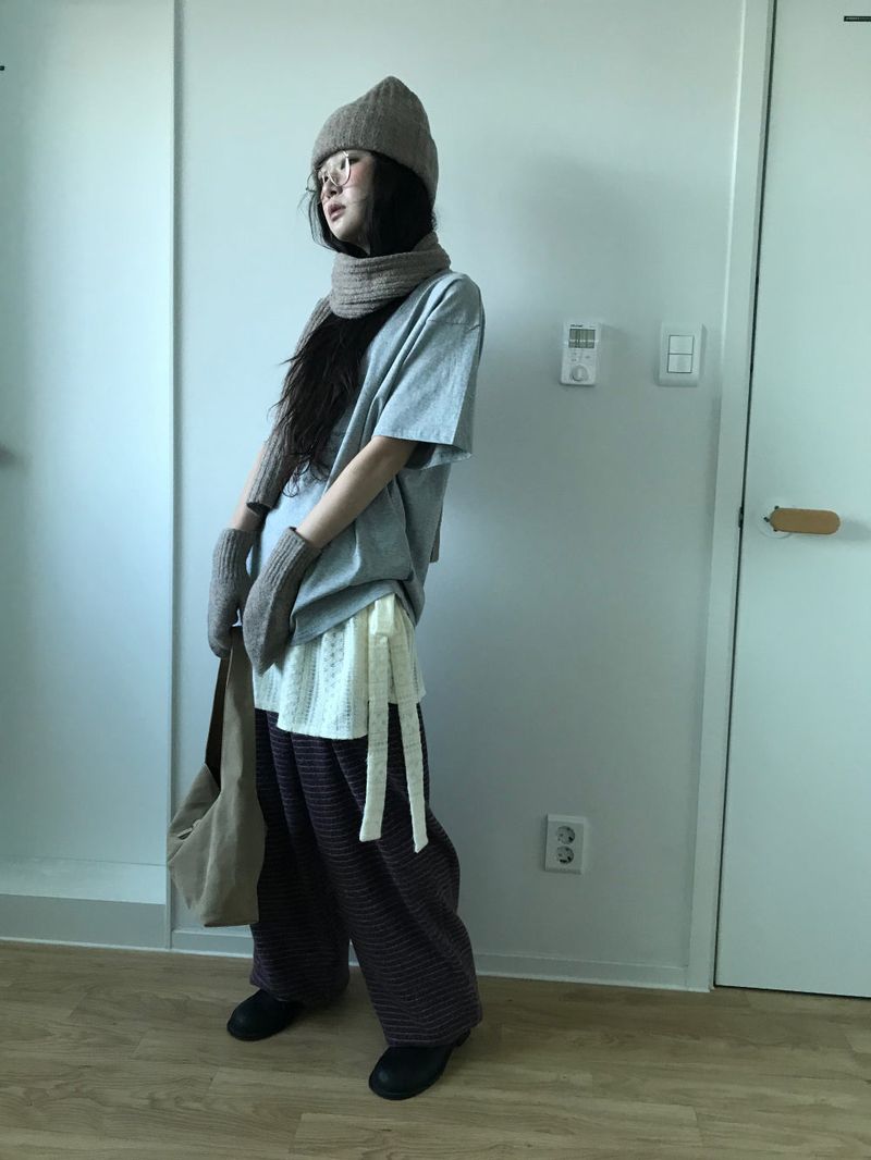Seine Crochet Knit Wrap Skirt (2 Colors)
