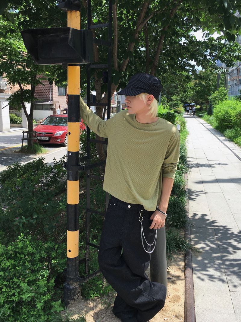 ステイン ノンフェードフレアデニムパンツ 2C
