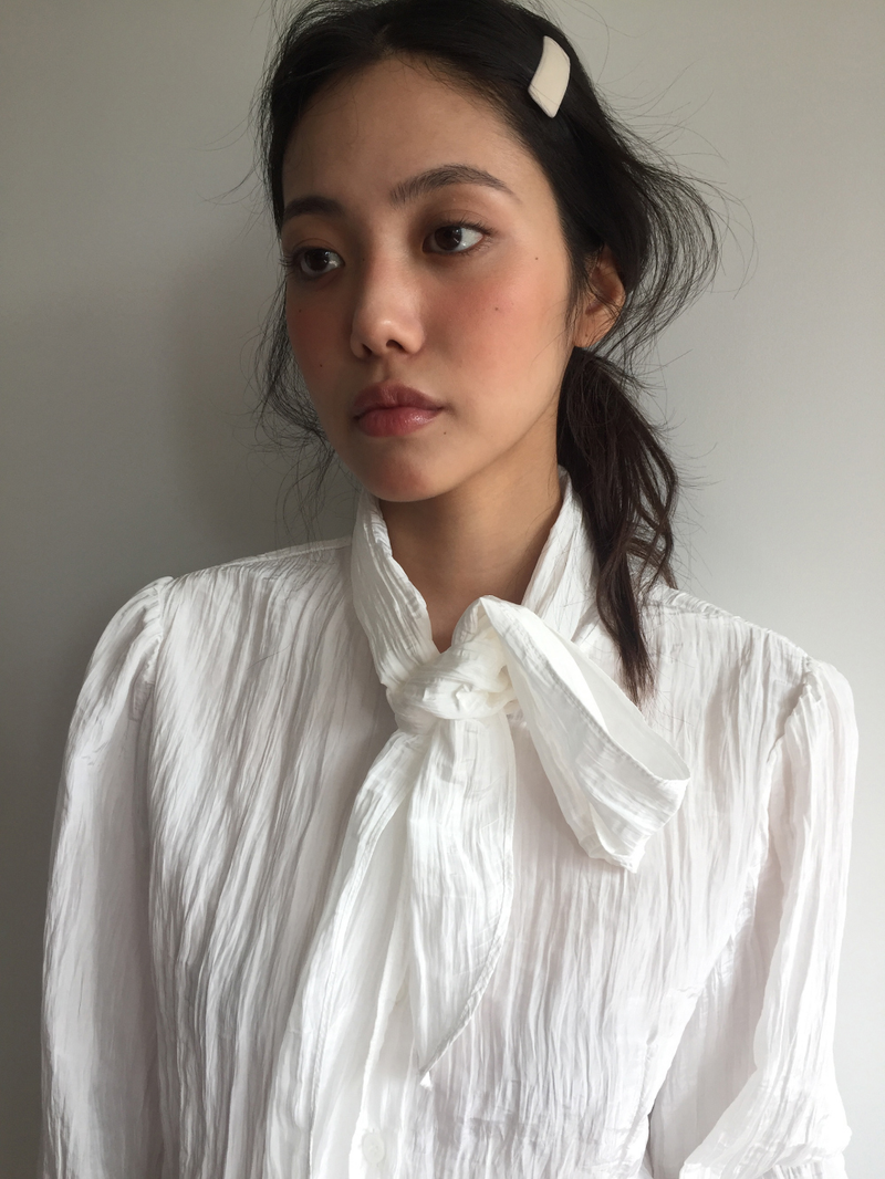 Mer tie blouse (2color)