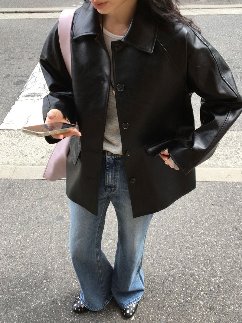 [MADE] ENTRY LEATHER JACKET