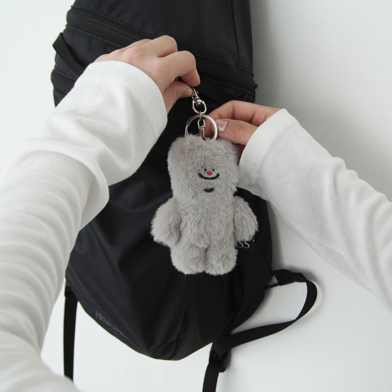 tuteogi gray doll keyring