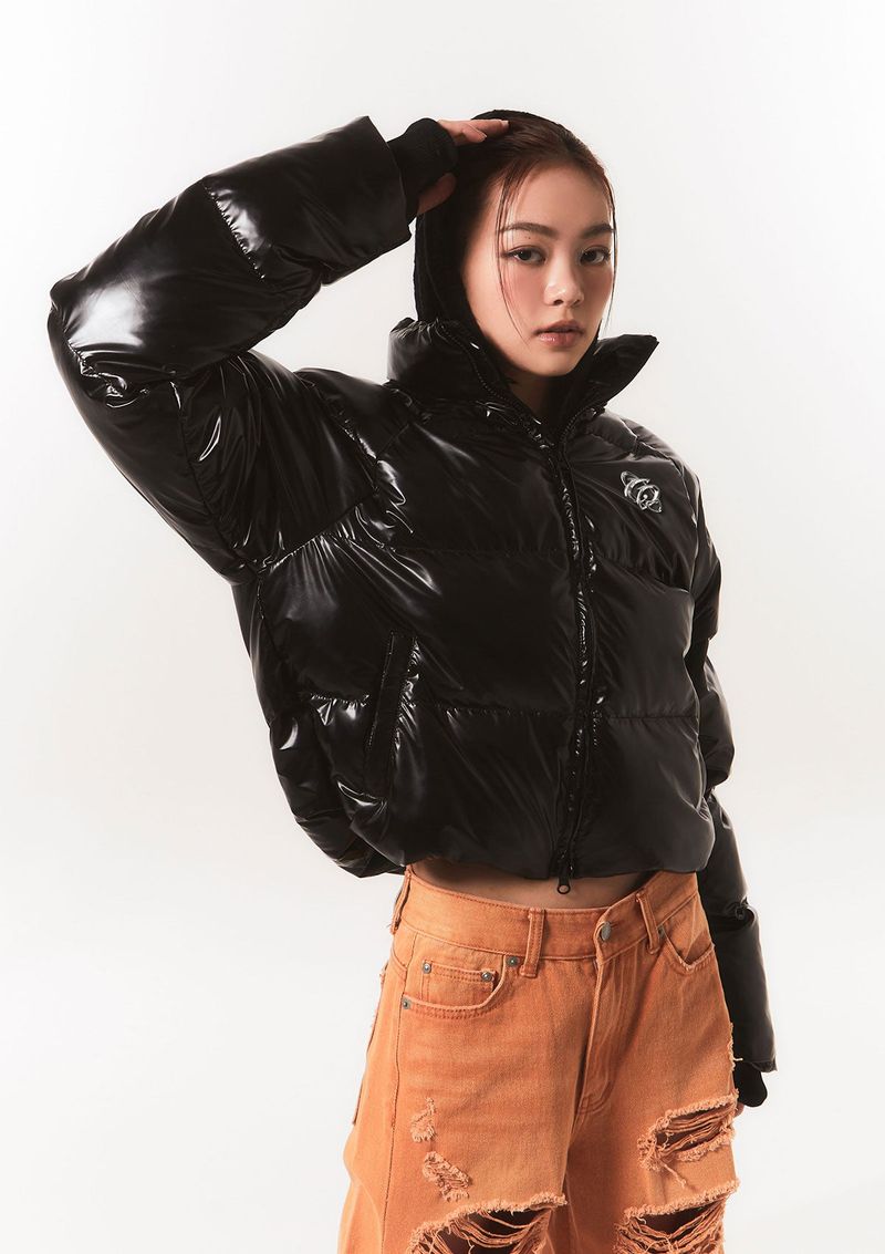 high beam puffer jk - black