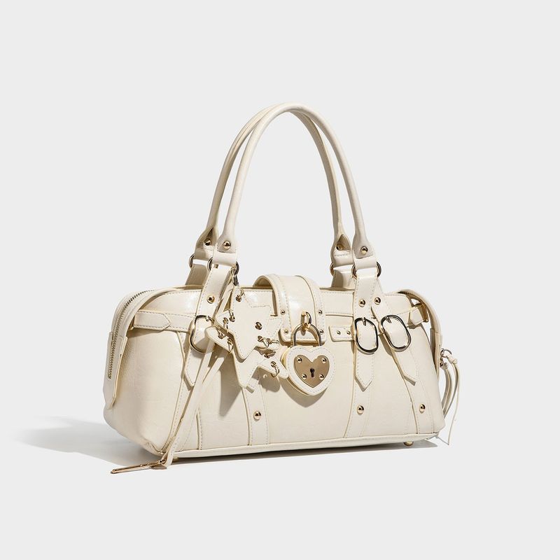 High Quality Star Charm Moto Boston Bag