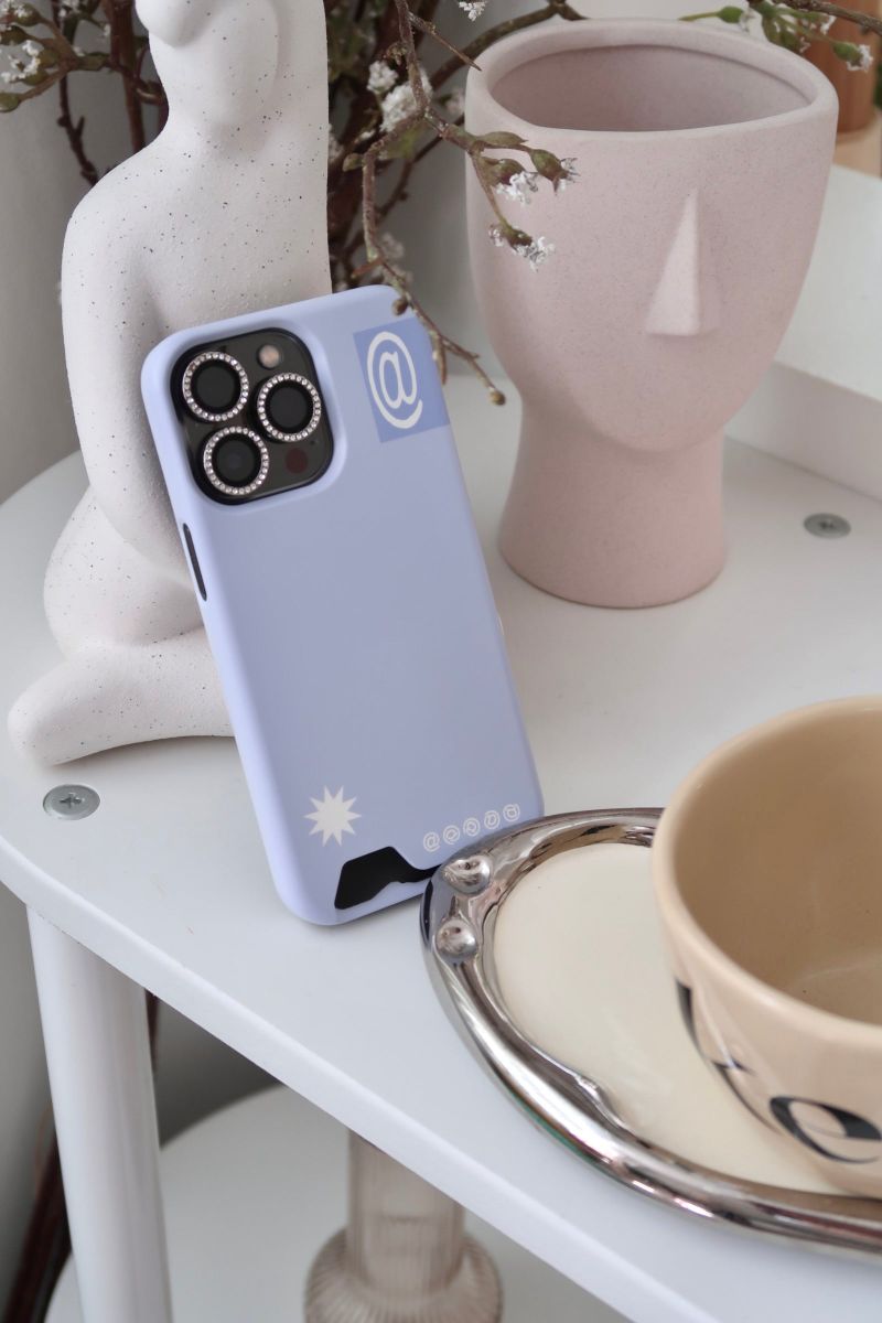 [MADE] at sign card case (blue)