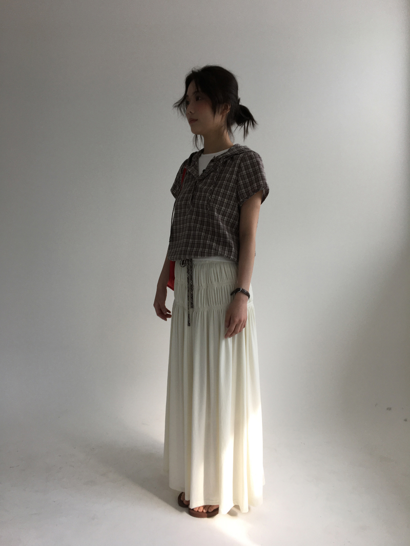 Sor Shirred Long Skirt (4color)