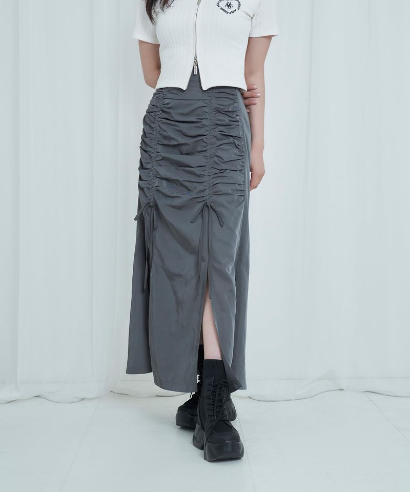 ANDGEEBEE(アンジービー)の「ギャザーリボンスカート(Skirts)」