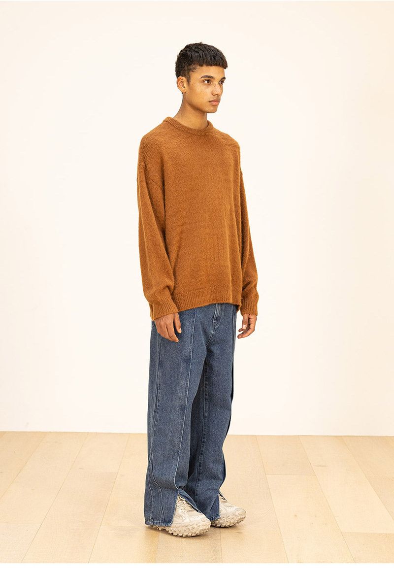 WOOL SOFT MOHAIR OVERSIZED KNIT