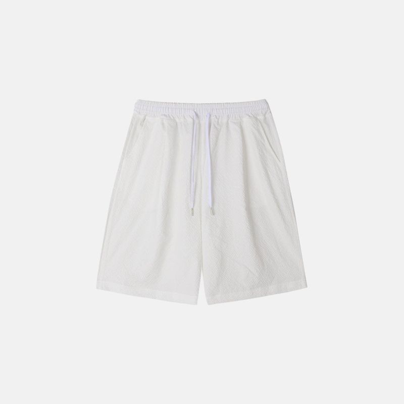 Cooling seersucker bermuda pants