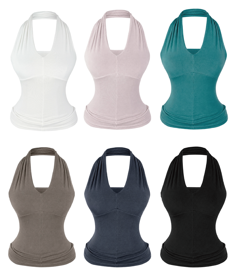 SOUL'S COLOR（ソウルズカラー）の「Sera halter slim top (6color)（Tops）」