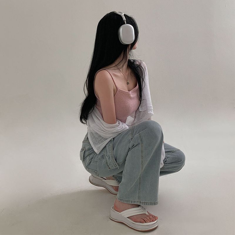 [BELLIDE MADE] CASTERA RIB KNIT CAMISOLE