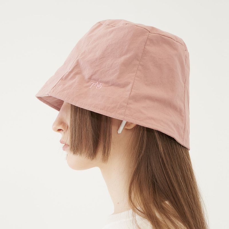 SIGNATURE LOGO BUCKET HAT (PINK)