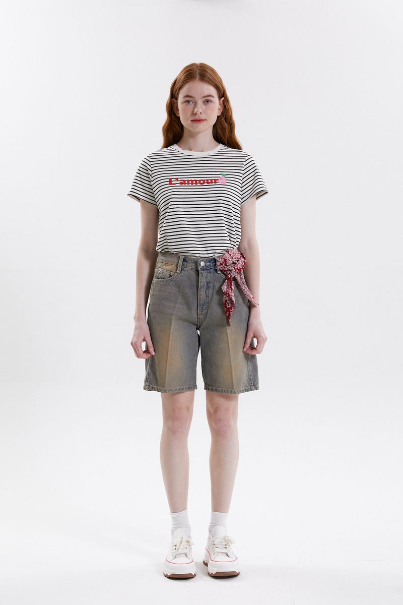 PINK PINEAPPLE（ピンクパイナップル）の「WASHED GREY JEANS（Pants）」
