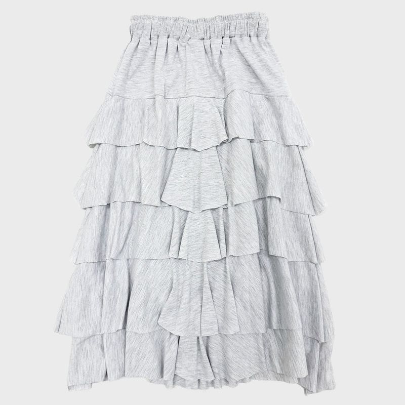 PEONY SKIRT IN W/MELANGE