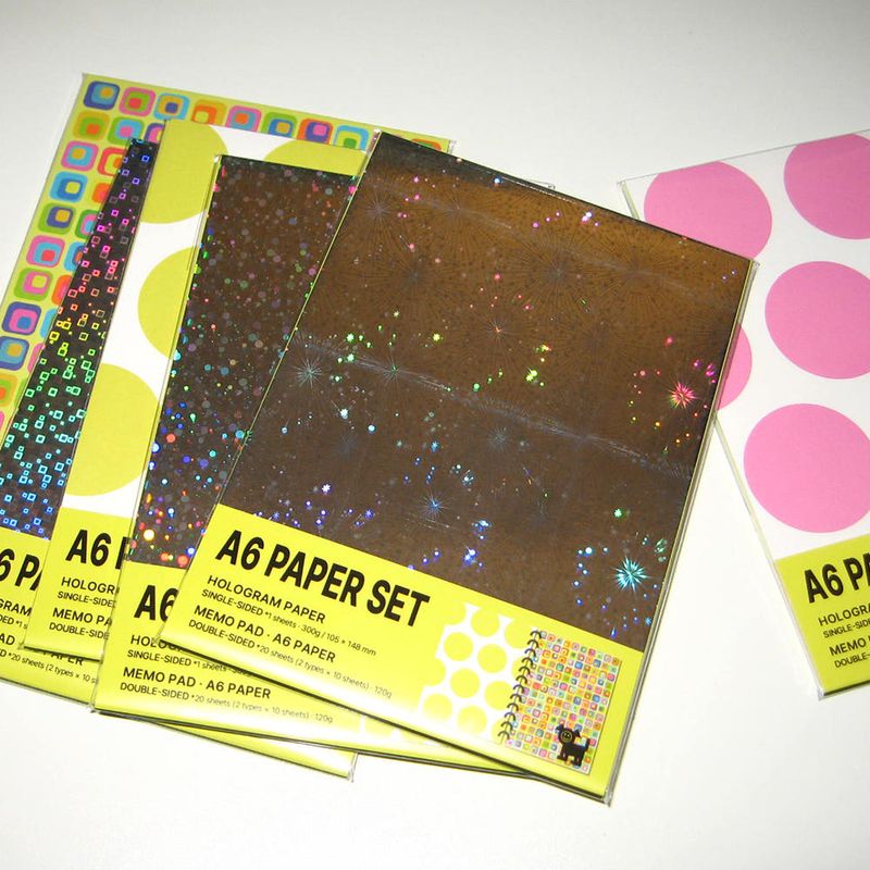A6 PAPER SET (All 3 Designs)