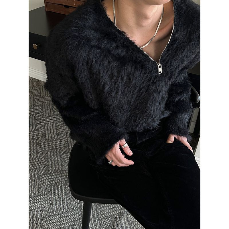 LAURANT（ロラン）の「[F/W] Angora brush side zipper knit(2color)（Tops）」
