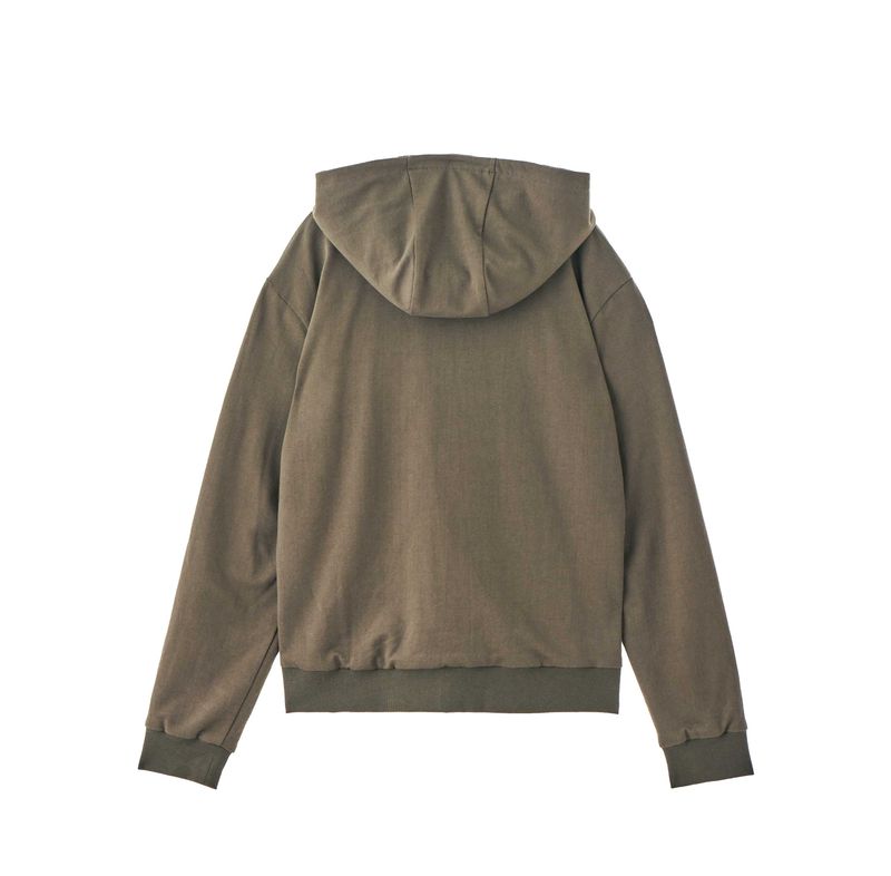 NOT ARMY REVERSIBLE HOODIE ZIPUP (OLIVE)