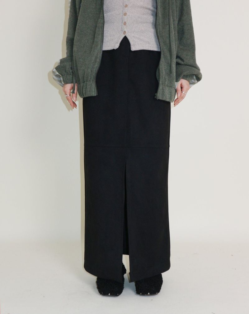 Hakata Stripe Coloring String Knitwear Zip-Up
