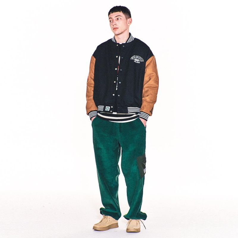 MUMBLE CARGO CORDUROY PANTS (GREEN)
