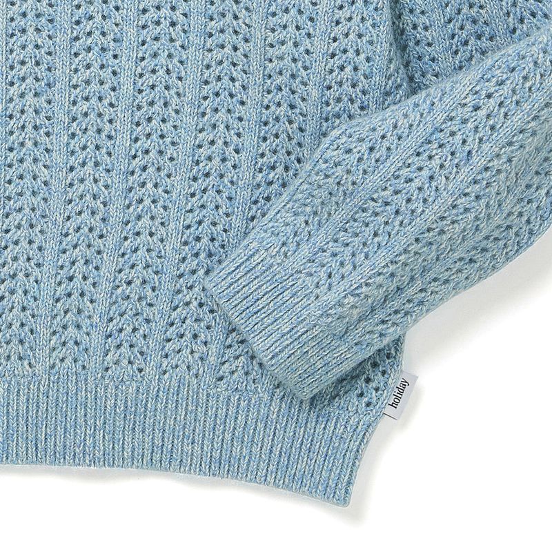 Express Holiday Mix Knit_Sky Blue