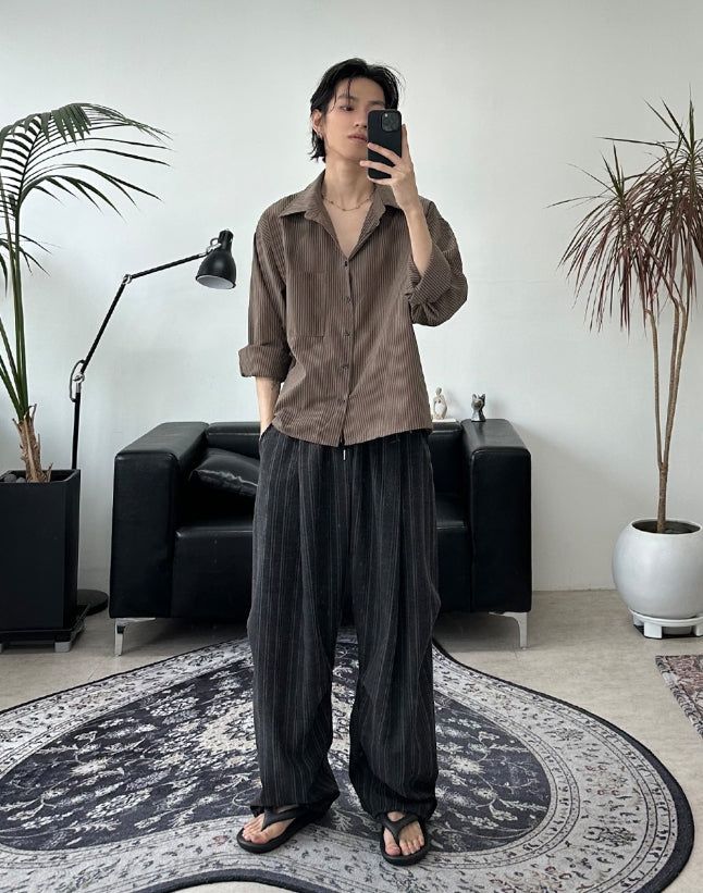 Bien Stripe Banding Slacks