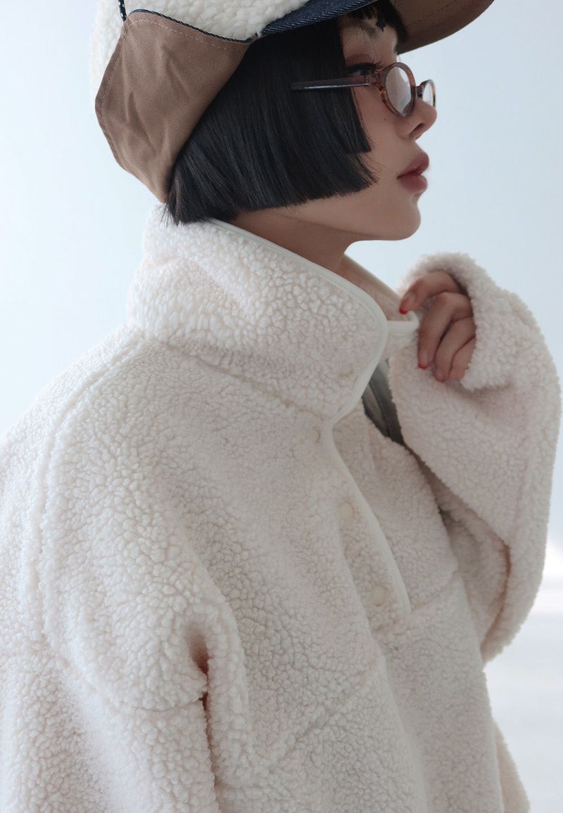 woolen fleece soft two-piece set