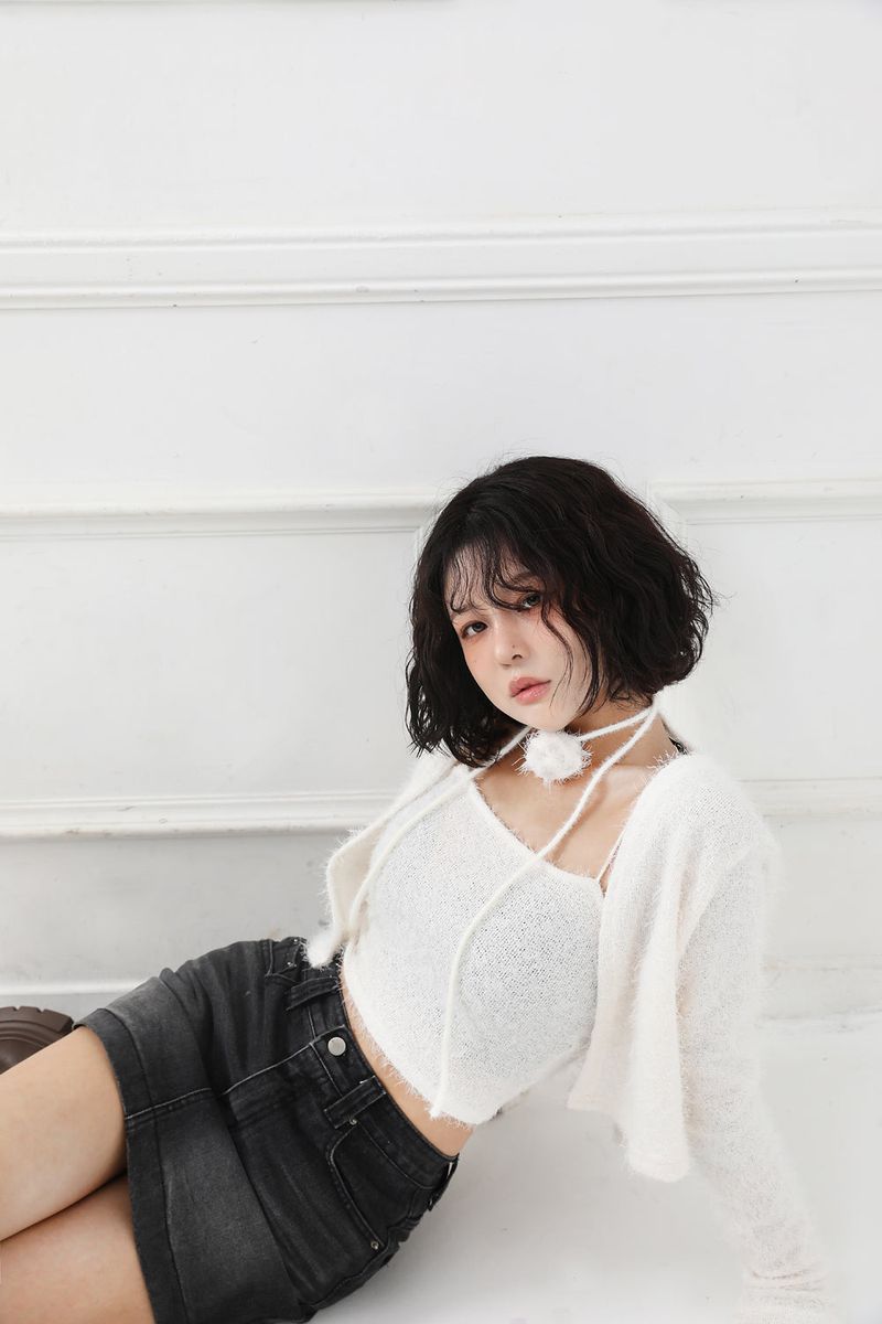 Pure Knit Cardigan Sleeveless SET