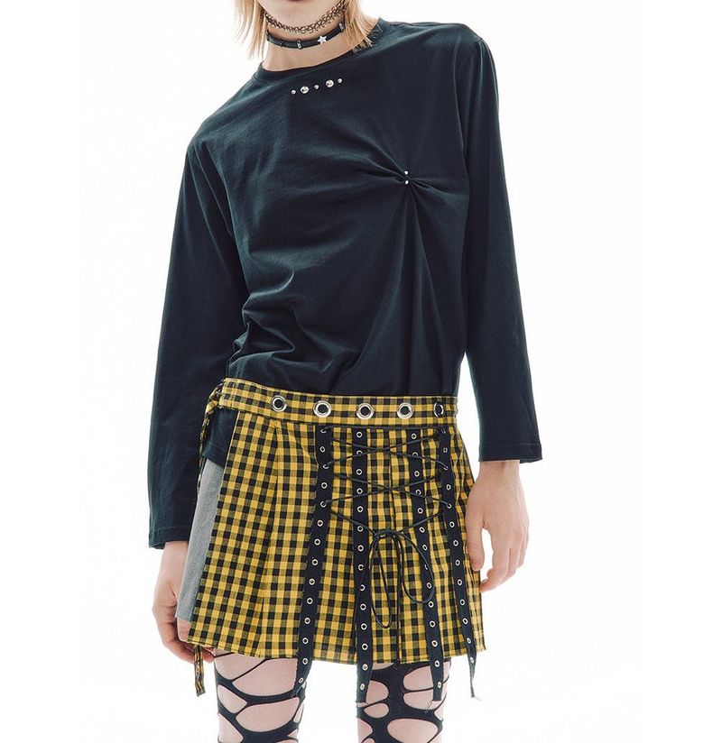 TRIP BELT CHECK SKIRT
