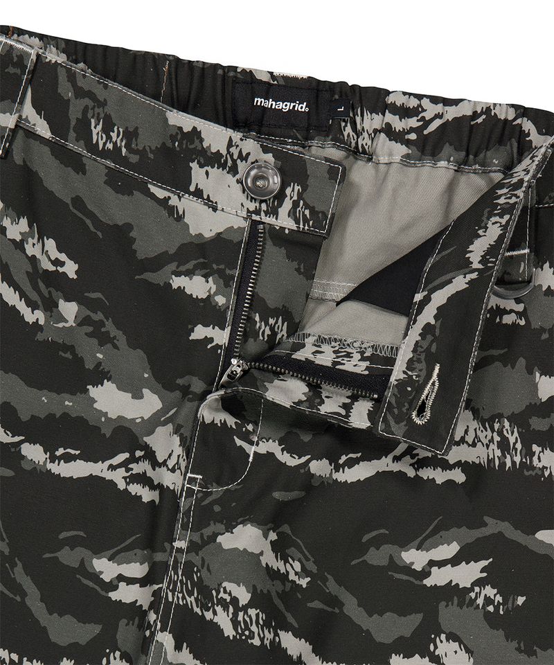 TIGER CAMO WIDE PANTS