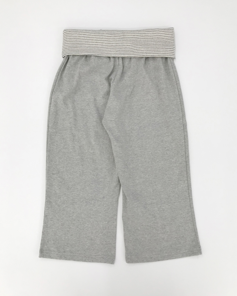 Over-banded Capri Pants (3color)