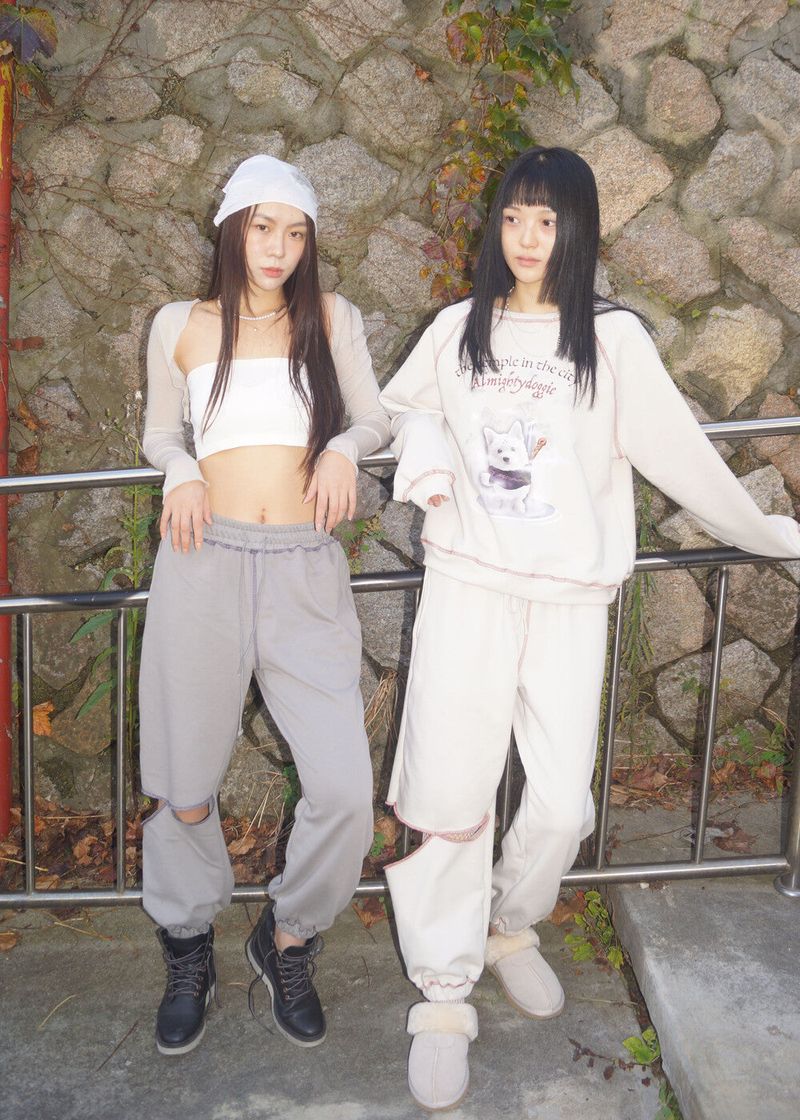 haku oriental sweatshirt [ivory]