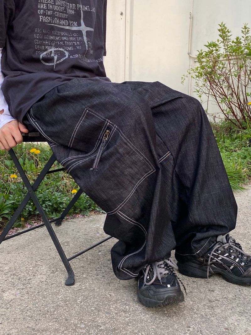 Stitch One Cargo Balloon Pants 1C