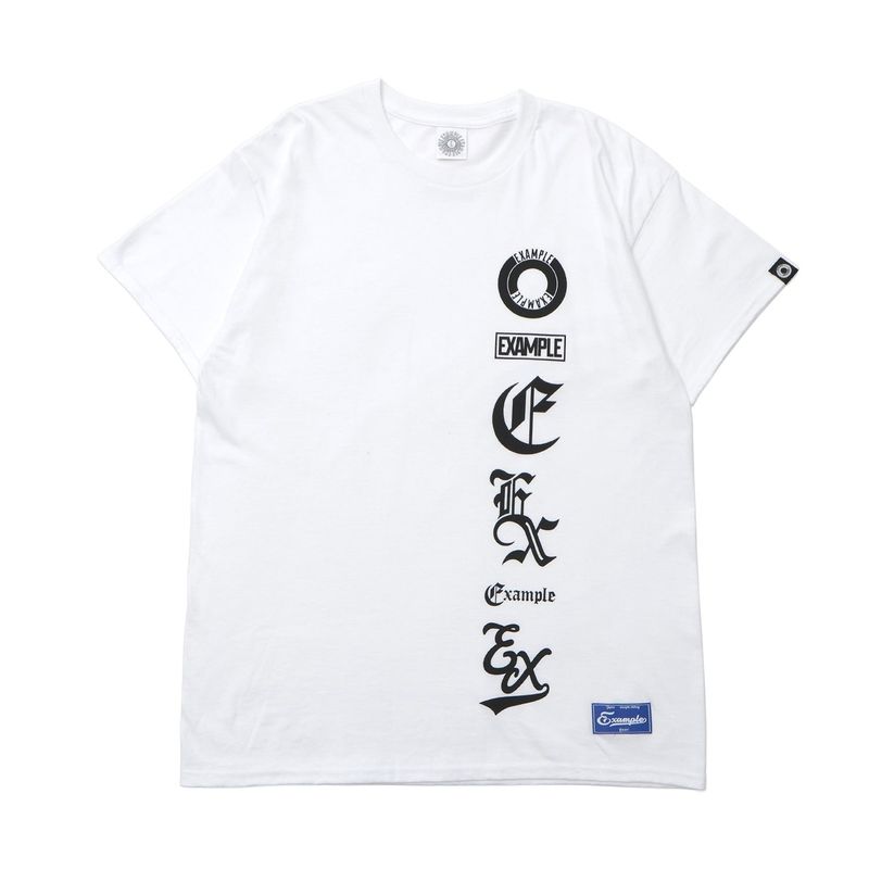 EXAMPLE STRAIGHT LOGO S/S TEE