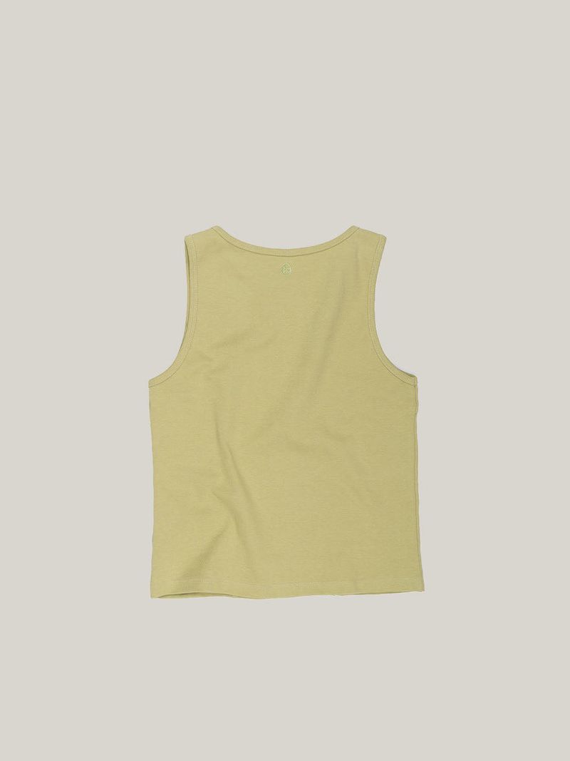 COTTON RIB TANK [ OLIVE ]