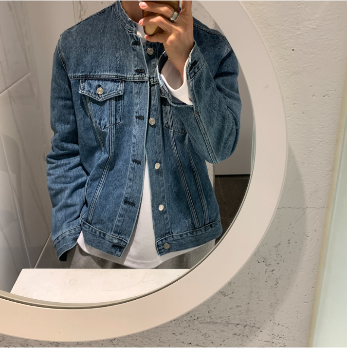 First Semi-Over China Denim Jacket
