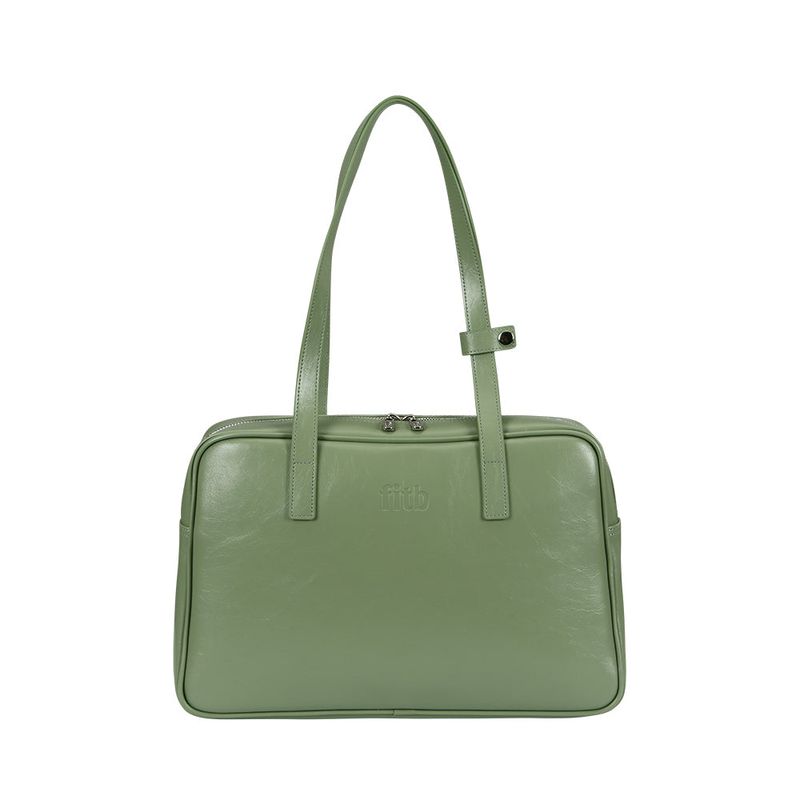 FILLINTHEBLANK(フィルインザブランク)の「シスタートラペゾイドショルダーバッグ / Trapezoid Shoulder Bag (mint)(Bags)」