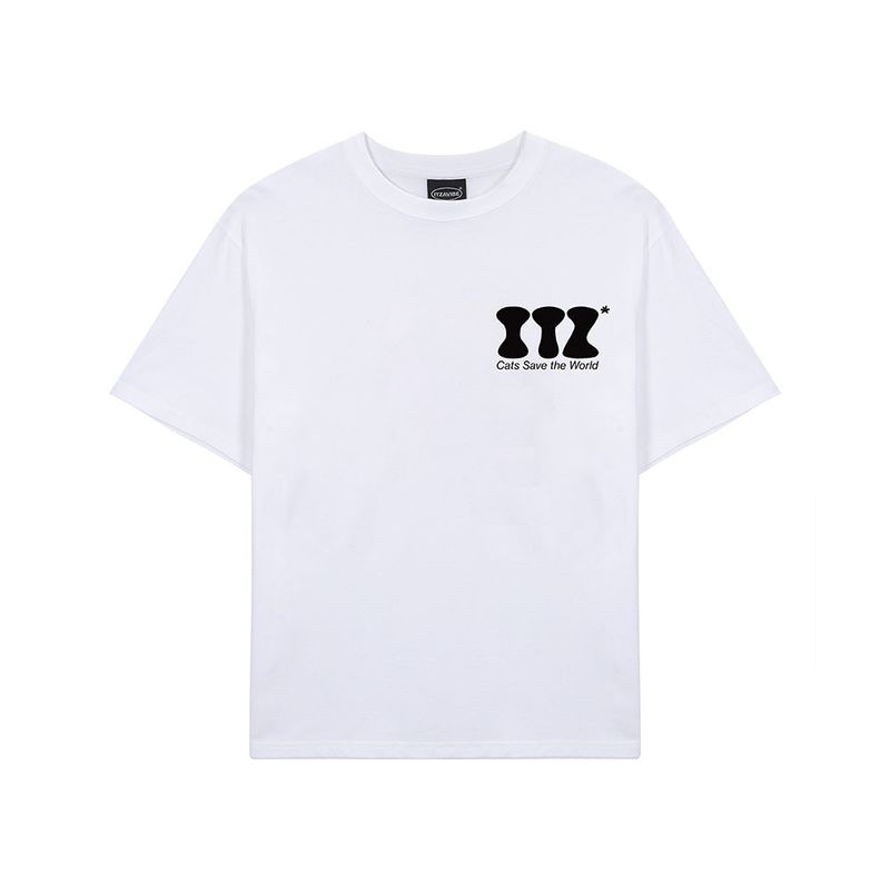 ITZAVIBE(イッザバイブ)の「ITZ MINI LOGO T SHIRT - WHITE(Tops)」