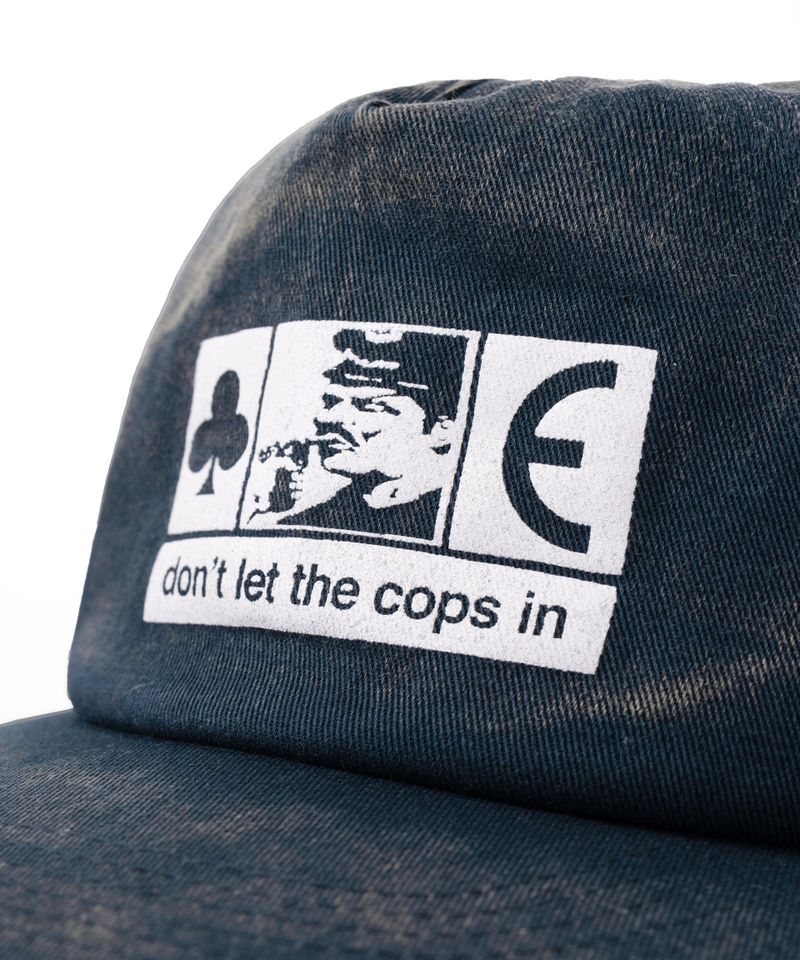 Cops Out Caps Blue Washed