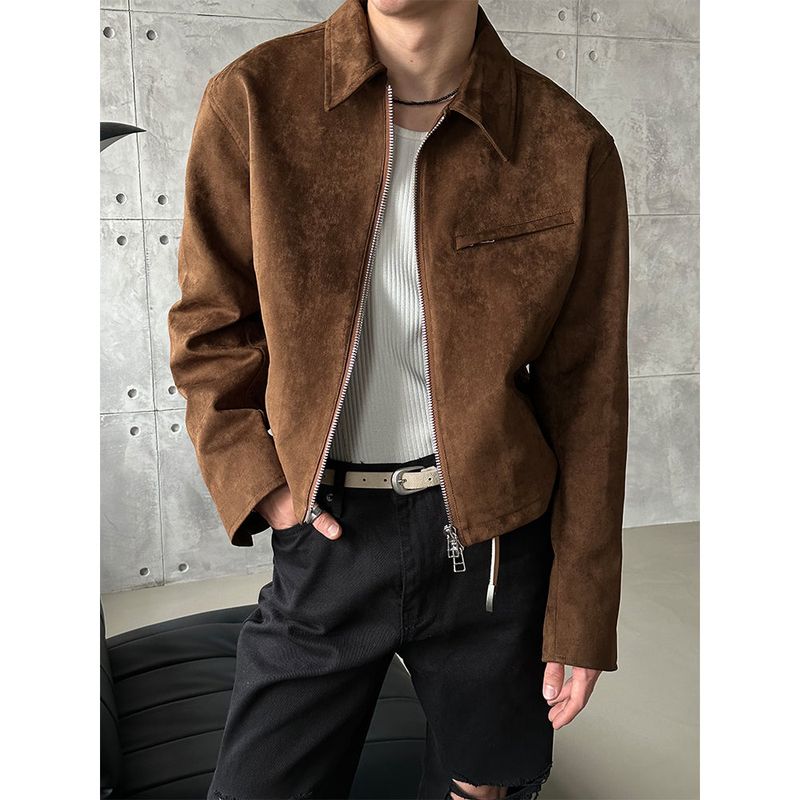 LAURANT（ロラン）の「[F/W] Suede crop jacket (2color)（Jackets/Outerwear）」