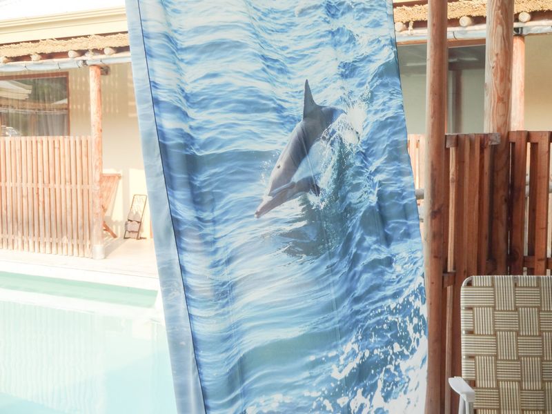 Dolphin towards Freedom, fabric poster