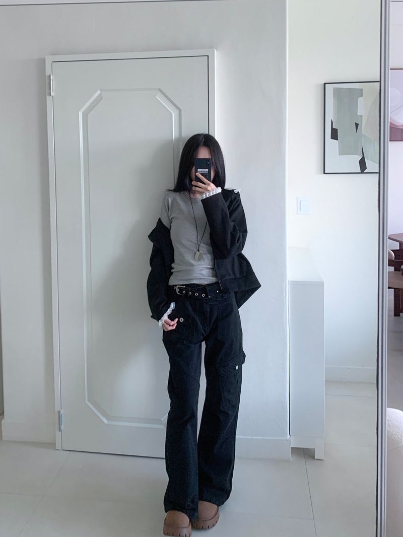 Wander Pocket Cargo Work Line Long Pants 