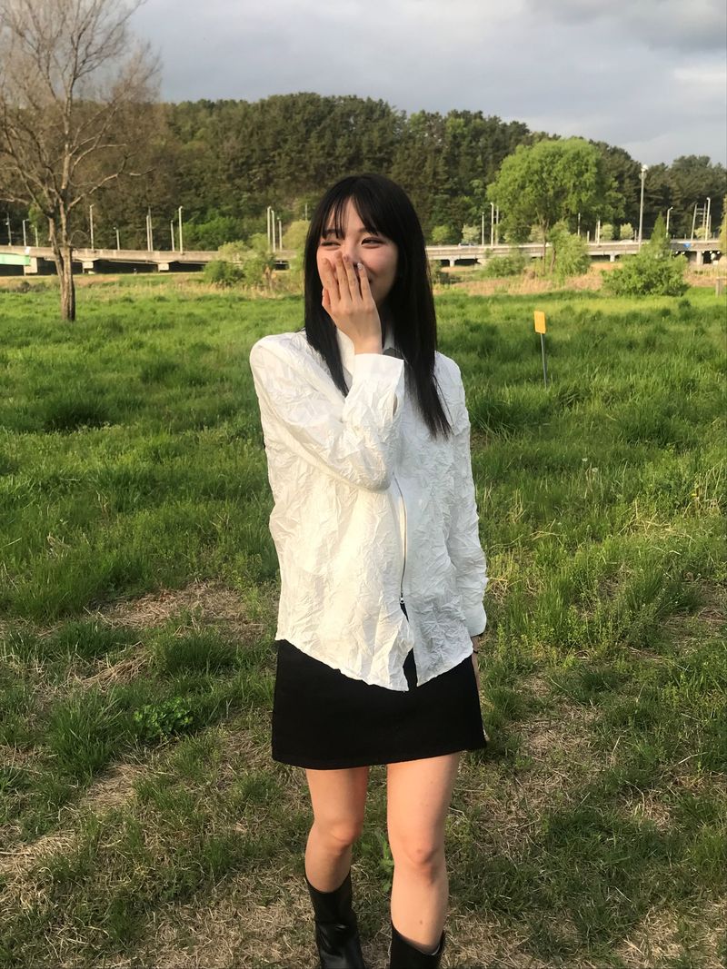 Crumpled 2-way jacket shirt
