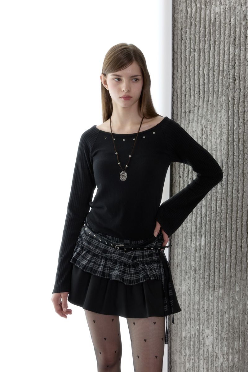 HUSH YOKE GATHER SKIRT