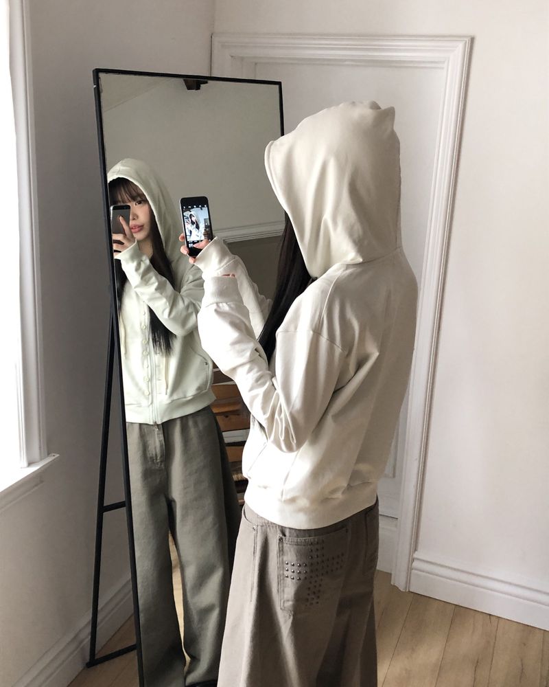 Kumin cross stud balloon wide pants