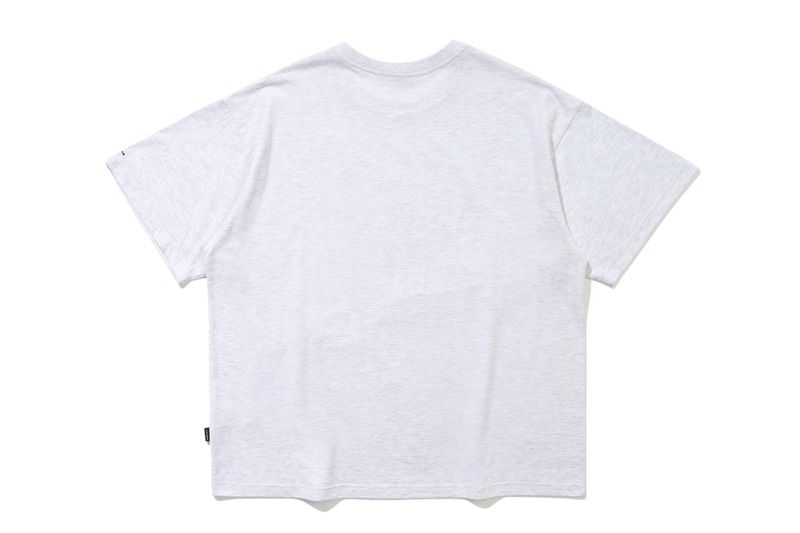 CHUBBY LOGO TEE SHIRT_LIGHT GREY