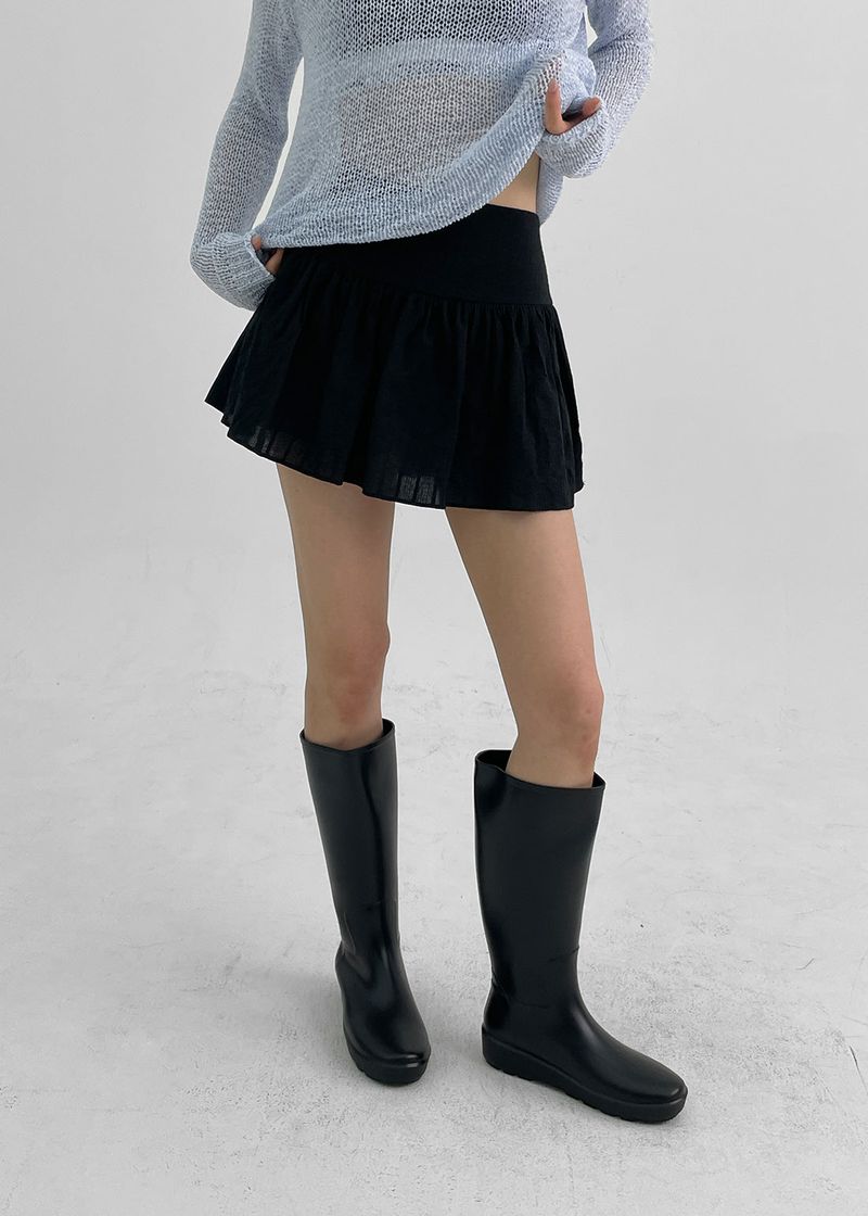 [MADE] Florin Flare Mini Skirt Pants