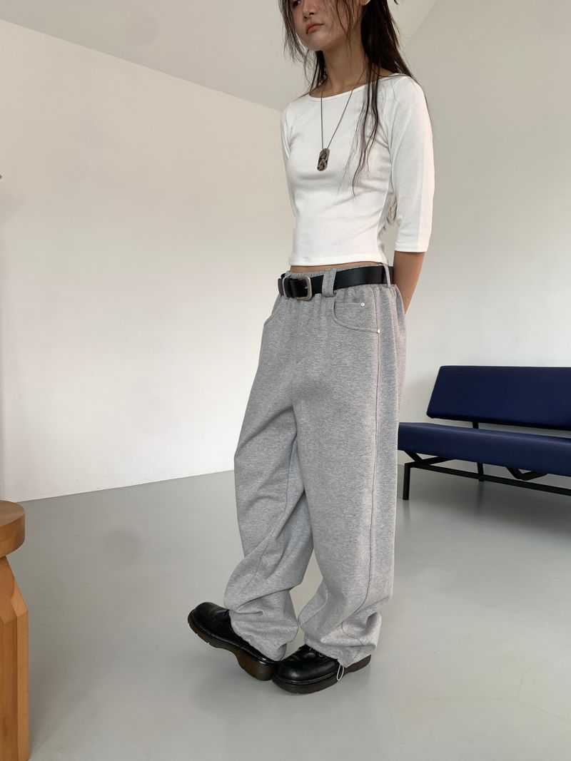 BELT LOOP SWEAT PANTS (2C)